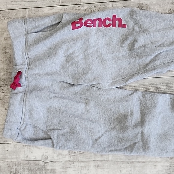 Gray Joggers with Pink Logo - Picture 2 of 5